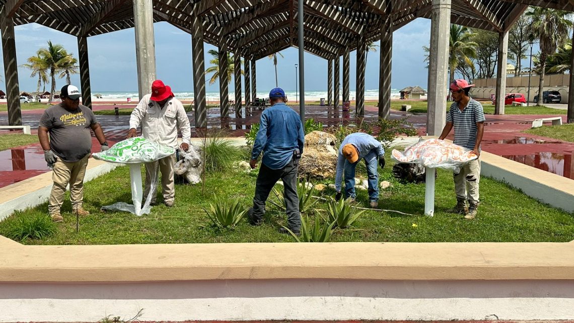 Supervisa Erasmo González reordenamiento de Miramar la playa de todos