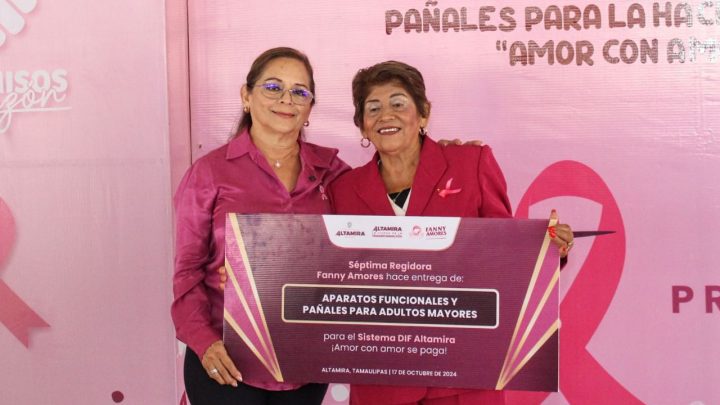 Regidora Epifanía Morán Villeda se suma a acciones del DIF Altamira