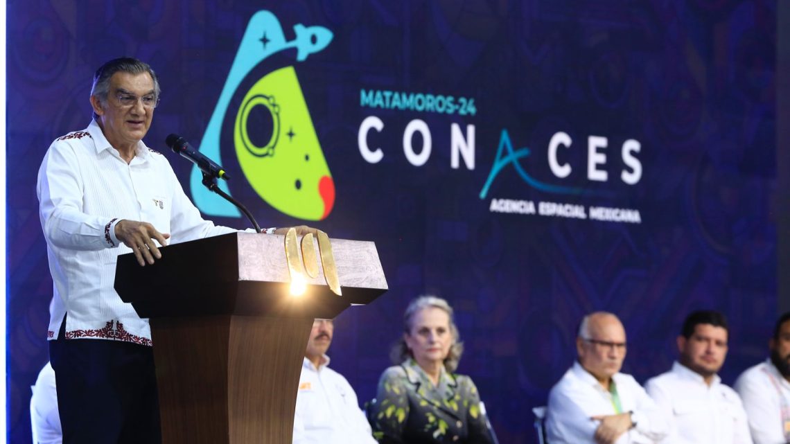 Inaugura gobernador Américo Villarreal Congreso Nacional de Actividades Espaciales 2024