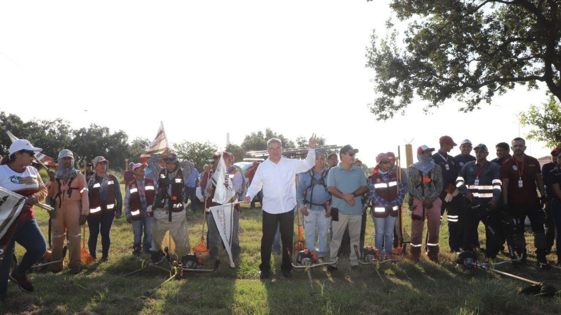 Alcalde de Altamira da inicio a una nueva jornada de limpieza