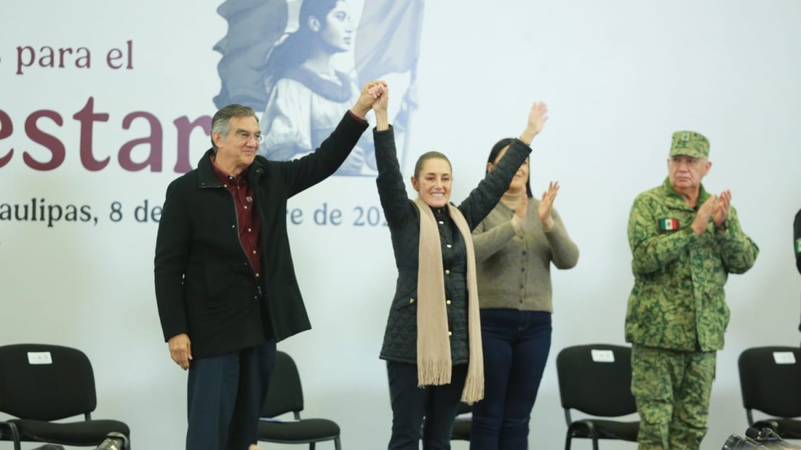 Presidenta Claudia Sheinbaum refrenda apoyo a Tamaulipas