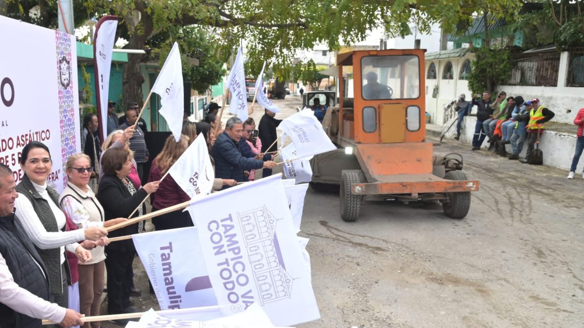 Inicia Mónica Villarreal Nueva Obra de Mejoramiento Vial en la Obrera