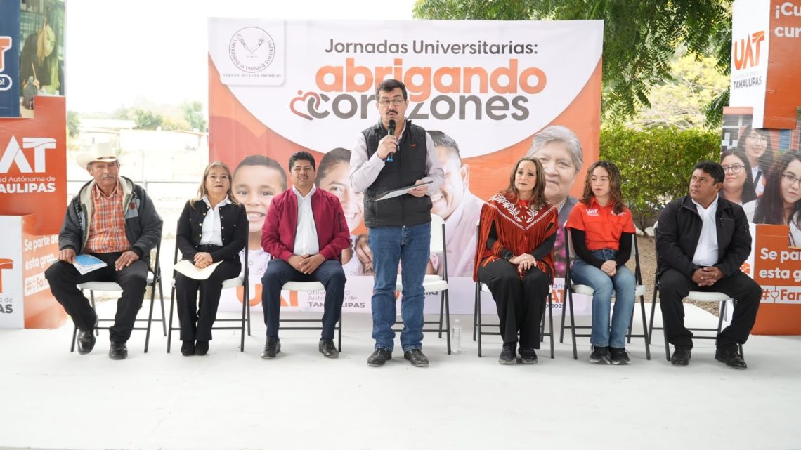 Rector de la UAT inaugura las jornadas “Abrigando Corazones”